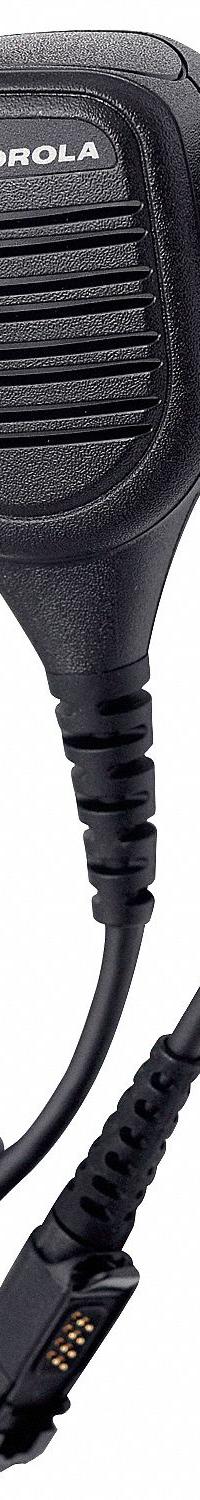MOTOROLA Noise Cancelling Microphone: Fits Motorola, For DP3000e/XPR 3000/XPR 3000e Series, IP54 (MPN PMMN4071A). Key specifications — Compatible Radio Series: XPR 3000e; Color: Black; Radio Connector Type: M7; Brand: MOTOROLA; Manufacturer Part Number: PMMN4071A; Push To Talk: Yes.