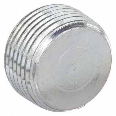 HUBBELL KILLARK Blank Plugs - Haz Loc: Steel, Electroplated, 1 1/4 in Trade Size, NPT - Hazardous Location Blank Plugs