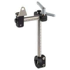OTTO GANTER Sensor Mount Kit with Handles: M8 Bracket Hole Size, 200 mm Tube Lg, 100 mm Tube 2 Lg (MPN MT15-2W-90-LV-S200-S100-BRKT-M8). Key specifications — Includes: 100 mm Tube with Scale; Product Type: Sensor Mount Kit; Tube 1 Scale: With Scale; Tube 2 Scale: With Scale; Tube Material: Stainless Steel; Manufacturer Part Number: MT15-2W-90-LV-S200-S100-BRKT-M8; Brand: OTTO GANTER; Bracket Hole Size: M8.