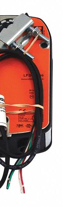 Actuator: Dampers, Floating Point/On/Off, Spring Return, 35 in-lb, 24V AC/DC, Hardwired (MPN LF24-3). Key specifications — Manufacturer Part Number: LF24-3; Shaft Rotation: CW/CCW; Stroke Degree: 95°; Power Rating: 2.5W; Input Voltage: 24V AC/DC; Brand: BELIMO; For Use With Building Automation Systems: Building Automation System Compatible; Electrical Connection Type: Hardwired.