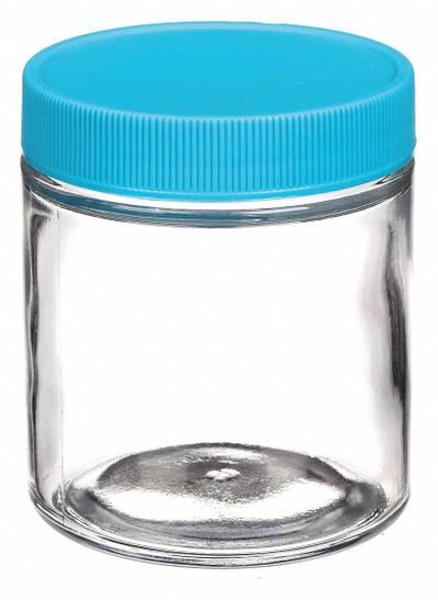 APPROVED VENDOR Sampling Bottle: 125 mL, 58-400 mm, Colorless, Semi-Volatile Organics - Clear Wide Mouth Round Glass Lab Bottles