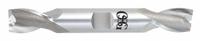 OSG Square End Mill: Cobalt, Double End, 2 Flute, 22 mm Mill Dia, 39.68 mm LOC, 139.7 mm OAL (MPN 5824100)