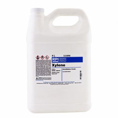 RPI Xylene (Scintillation Grade): Scintillation, 4 L Volume, 1330-20-7, Liquid - Scintillation Cocktails