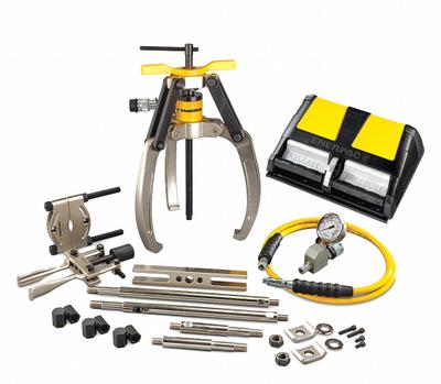ENERPAC Hydraulic Puller Set: 7 ton Capacity with Attachments - Ram Puller Sets