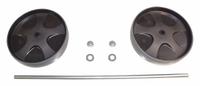 RUBBERMAID COMMERCIAL PRODUCTS Wheel and Axle Parts: For 1LWP1/1LWP2/1LWP3/1PBJ6/1PBJ7 (MPN GRFG9T73L9GRAY). Key specifications — For Use With Grainger Item Number: 1LWP3; For Use With Mfr. Model Number: FG9T7200BLA; Fits Brand: Rubbermaid Commercial; Product Type: Wheel and Axle Parts; Brand: RUBBERMAID COMMERCIAL PRODUCTS.