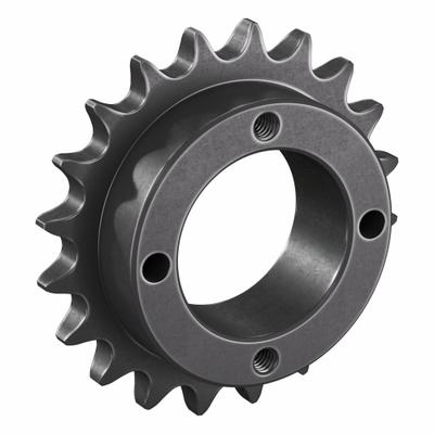 TSUBAKI Sprocket: For 40 Chain, 20 Teeth, 3.196 in Pitch Dia, 3.457 in Outside Dia - Size 40 Bushed-Bore Roller Chain Sprockets