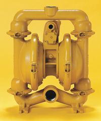 VERSAMATIC Double Diaphragm Pump: 316 Stainless Steel Body, 1 1/4 in, NPT Connection, 70 gpm (MPN E4SA6X660-ATEX). Key specifications — Brand: VERSAMATIC; Seat Material: Santoprene; Check Valve Material: Santoprene.