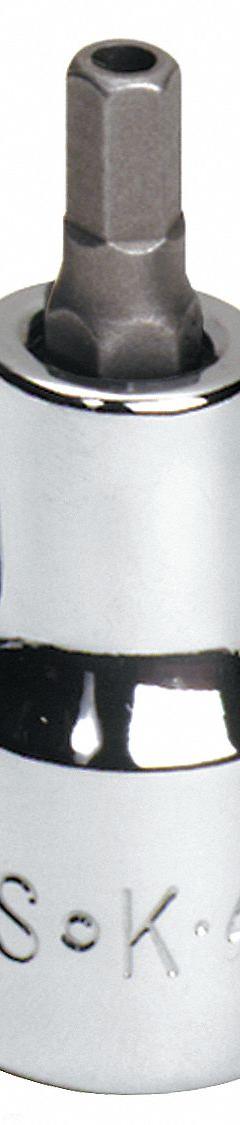 SK PROFESSIONAL TOOLS Socket Bit: 3/8 in Drive Size, Security Hex Tip, 3/16 in Tip Size, SAE (MPN 44212). Key specifications — attr1214209: Replaceable Insert; attr1214211: SK PROFESSIONAL TOOLS.