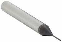 OSG Ball End Mill: Carbide, WXL Coated, 2 Flute, 1.5 mm Mill Dia, 1.2 mm LOC, 45 mm OAL (MPN 3111580)