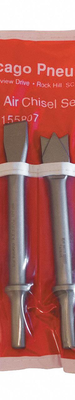 CHICAGO PNEUMATIC Chisel Set (MPN CA155807). Key specifications — attr292681: No; attr294779: CHICAGO PNEUMATIC.