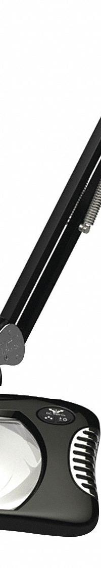 O.C. WHITE Magnifier Light: LED, 2x, 4 Diopter, 43 in Arm Reach, Articulating, 100 to 240V AC, 5000K (MPN 82400-4-UV-B). Key specifications — Arm Material: Aluminum; Brand: O.C. WHITE; Magnification: 2x; ESD Safe: Yes; Lens Material: Glass; Lighting Technology: LED; Operating Voltage: 100 to 240V AC; Includes Ultraviolet Light: Yes.