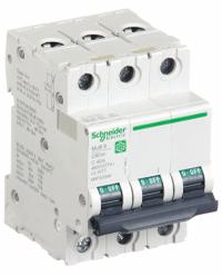 SCHNEIDER IEC Supplementary Protector: 40 A Amps, 10kA at 240V AC, Screw Clamp, C60SP (MPN M9F22340). Key specifications — Terminal Connection: Screw Clamp; Series: C60SP; AC Voltage Rating: 240/415/440V AC; DC Voltage Rating: Not Rated; Max. AIR Rating: 10kA at 240V AC; Brand: SCHNEIDER.