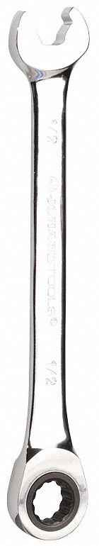 JONARD TOOLS Combination Wrench: Alloy Steel, Chrome, 1/2 in Head Size, 6 1/2 in Overall Lg (MPN ASW-R12). Key specifications — attr309600: 1/2 in; attr309611: Chrome; attr309610: Alloy Steel; attr309604: No; attr309612: No; attr309613: No; attr309615: Yes; attr324932: JONARD TOOLS.