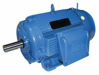 WEG General Purpose Motor: 20 hp, Rigid Base Mount, 160M Frame Size, Totally Enclosed Fan Cooled (MPN 01536ET3Y160M-W22). Key specifications — Brand: WEG; Nameplate Voltage @ 60 Hz: 460V AC; Full Load Amps @ 60 Hz: 24.4 A; Nameplate RPM @ 60 Hz: 3550 RPM; Motor Enclosure: TEFC.