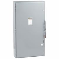 SQUARE D Safety Switch: Fusible, 400 A, Three Phase, 600V AC, Galvanized Steel, Indoor (MPN H365). Key specifications — Brand: SQUARE D.
