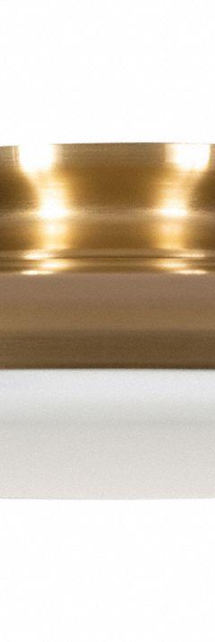 LED Flush Mount: 19 in Dia, Satin Brass, 4 1/2 in Ht, 2,900 lm, 3000K/3500K/4000K, 35 W, 120V AC (MPN SKYF19LAJD1SB). Key specifications — Voltage: 120V AC; Brand: AFX INC.; For Bulb Type: Integrated LED; Includes Bulb: Yes; Color Temperature: 3500K; Housing Finish/Color (Broad): Satin Brass.