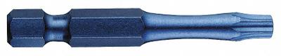 WESTWARD Power Bit: Power Bit, T30 Bit Size, Imperial, Torx Head, T30 Bit Industry Size - Impact Torx Bits
