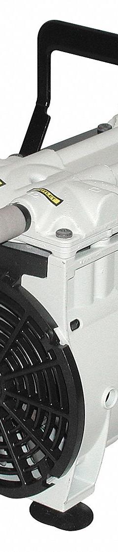 WELCH Piston Vacuum Pump: 0.333 hp, 1 Phase, 115V AC, 29.8 in Hg Max Vacuum, 2.3 cfm, Rocking Pump (MPN 2561B-50). Key specifications — attr50761: 115V AC; attr50712: WELCH; attr51763: 1.