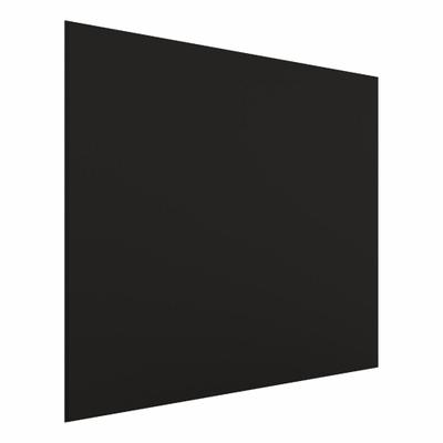 HADRIAN Partition Panel: Stainless Steel, Powder-Coated, Black, 58 in Ht, 55 in Wd - Panels & Panel Posts for Bathroom Partitions