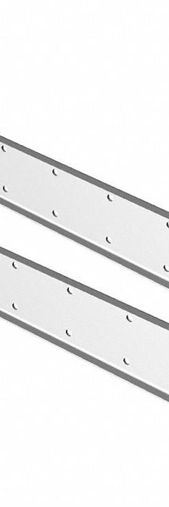 HAMMOND Adjustable Rear Brackets: RM Series Racks, 2 RU, Black Steel (MPN RM2U18BRKT). Key specifications — Brand: HAMMOND; For Use With: RM Series Racks; Rack Width Type: Full-Width.