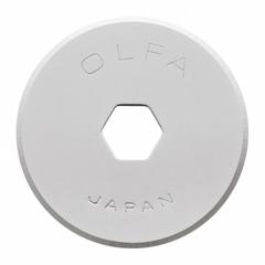 OLFA Rotary Cutter Blade: Straight, 18 mm Blade Dia, Stainless Steel, 0.3 mm Blade Thick, 2 PK (MPN RB18-2). Key specifications — attr307592: Stainless Steel; attr307597: RTY-4; CMP-3; attr324884: OLFA.
