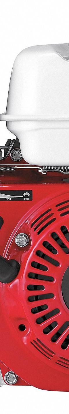 HONDA Gasoline Engine: Series GX160 Series, 7.6 lb-ft Gross Torque, 4.8 hp Horsepower, Horizontal (MPN GX160QXE2). Key specifications — Muffler: Yes; Start Type: Electric; Shaft Diameter: 3/4 in; Shaft Configuration: Key; Manufacturer Part Number: GX160QXE2.