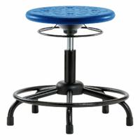 Stool: Polyurethane, Ht Range 18 in to 23 in, 13 in Seat Wd, 13 in Seat Dp, 5 Glides, 0 Casters (MPN IPDHSO-RT-RG-BLU). Key specifications   — Brand: APPROVED VENDOR; Foot Support: Yes; Base Material: Steel; ESD-Safe: Not ESD Safe; Number of Casters: 0.