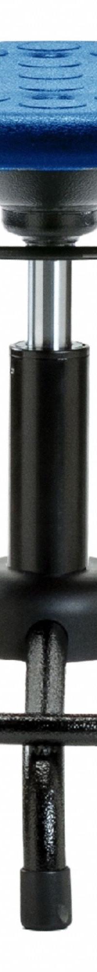 Stool: Polyurethane, Ht Range 18 in to 23 in, 13 in Seat Wd, 13 in Seat Dp, 5 Glides, 0 Casters (MPN IPDHSO-RT-RG-BLU). Key specifications — Brand: APPROVED VENDOR; Foot Support: Yes; Base Material: Steel; ESD-Safe: Not ESD Safe; Number of Casters: 0.