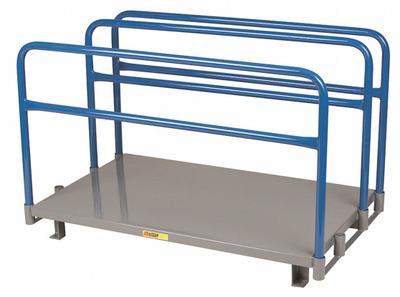 LITTLE GIANT Vertical Sheet Storage Rack: 2 Bays, 60 in x 30 in x 33 in, Steel - Adjustable-Upright Vertical Panel & Sheet Racks