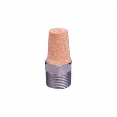 ARROW PNEUMATICS Muffler: 1/8 in BSP, 11 scfm, Steel, 40 micron, Bronze, 80 dB NRR (MPN ASP-1BS). Key specifications — attr124412: ARROW PNEUMATICS; attr124418: Steel; attr124422: Bronze; attr124426: Steel.