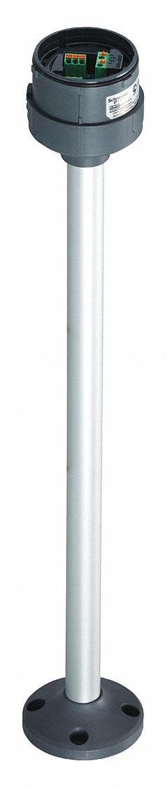 SCHNEIDER ELECTRIC Mounting Tube and Base: Tower Light Mount, For XVU, 3 5/8 in Overall Ht, XVUZ400. Key specifications — Brand: SCHNEIDER; Compatible with Series: XVU; Connection Type: Push-In Terminal; Housing Color: Black; IP Rating: IP65; Mounting Location: Pole Mount; Manufacturer Part Number: XVUZ400; Includes: 400 mm Aluminum Pole.