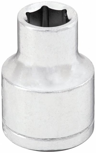 WESTWARD Socket: Metric, 3/8 in Drive Size, 6 mm Socket Size, 6-Point, Std, Chrome - 3/8" Drive Hand Sockets