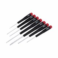 WIHA Precision Screwdriver Set: 1-10 Pieces, 7 Pieces, Phillips/Slotted Tip, Ergonomic Grip (MPN 26197). Key specifications — attr1205274: WIHA; attr1205269: 3/32 in.