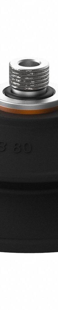 PIAB Vacuum Pad Assembly: Bellows, G1/4 in, 80 mm Pad Dia, Nitrile/PVC, Black, 60A, PAB (MPN S.PAB80NP60.G14M.01). Key specifications — attr1019101: S.PAB80NP60.G14M.01; attr1019103: PIAB; attr1019107: 60A.