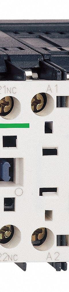 SCHNEIDER Miniature IEC Magnetic Contactor: Reversing, 3 Poles, 3NO Contacts, 12 A, 120V AC Coil (MPN LC2K1201G7). Key specifications — Brand: SCHNEIDER; Integrated Surge Suppression: No.