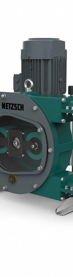 PERIPRO Hose Pump: Three Ph, 2 hp, Rubber Hose, 35 mm Hose Dia, 10.3 gpm Max. Flow Rate, 1¼ Flange (MPN I 10/2.7-44 QS). Key specifications — Hose Material: Rubber; Brand: PERIPRO; Connections: 1¼ Flange.