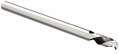 WIDIA HANITA Corner Radius End Mill: Carbide, 2 Flute, 1/8" Mill Dia, 1/4" LOC, 0.015" Rad - Fast-Cutting Carbide Corner-Radius End Mills for Aluminum