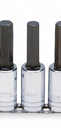 PROTO Socket Bit Set: 1 - 25 Pieces, 1/2 in Drive Size, 10 Pieces, 6 mm to 19 mm Tip Size Range (MPN J5441-MA). Key specifications — attr1216280: Fixed Insert; attr1216283: PROTO; attr1225718: 6 mm to 19 mm; attr1227491: 1/2 in.