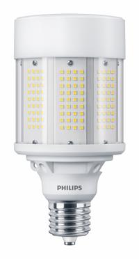HID Replacement LED Bulb: Corncob ED28, Mogul Screw (EX39), 150 W Watt, 5000K, LED, 120 to 277V (MPN 150CC/LED/850/LS EX39 G2 BB 3/1). Key specifications — Color Temperature: 5000K; Brand: PHILIPS; Shatter-Resistant: Yes.