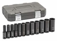 GEARWRENCH Socket Set: 3/8 in Drive Size, 3/8 in to 1 1/16 in Socket Size Range, Manganese Phosphate (MPN 84942N). Key specifications — attr1204251: GEARWRENCH; attr1215453: 3/8 in; attr1215454: 3/8 in to 1-1/16 in; attr1224229: Friction.
