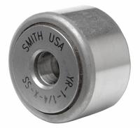SMITH BEARING Yoke Roller: 3/4 in Roller Dia, Std, 1 Row, Dbl Sealed, Flat, Stainless Steel (MPN YR-3/4-X-SS). Key specifications — Duty Type: Standard; System of Measurement: Inch; Brand: SMITH BEARING.