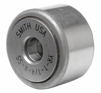 SMITH BEARING Yoke Roller: 3/4 in Roller Dia, Std, 1 Row, Dbl Sealed, Flat - Corrosion-Resistant Yoke Cam Followers