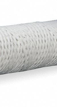 PARKER Water Filter Cartridge: 5 micron, String Wound, 15 gpm, Polypropylene, 30 in Overall Ht, 6 PK (MPN M23R30A). Key specifications — Brand: PARKER; Filter Media: Polypropylene.