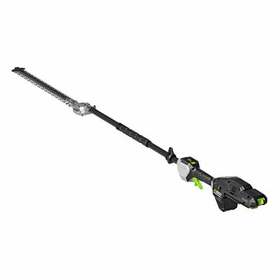 EGO Battery-Powered Hedge Trimmer: POWER+ Platform, 1 1/8 in Cutting Wd, 21 in Blade Lg - Battery-Powered Extended-Reach Hedge Trimmers