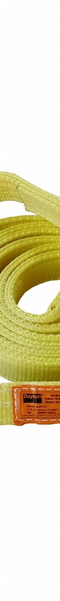 DAYTON Web Sling: Type 3, Nylon, 10 ft Sling Lg, 8 1/2 in Eye Lg, 1 Plies (MPN 832EU2). Key specifications — Sling Type: Type 3; Brand: DAYTON; Tag Type: Standard Tag.