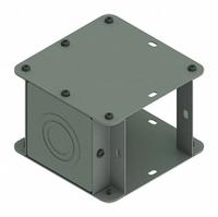 HOFFMAN Wireway Tee: 4 in Wd, 4 in Ht, 16 ga Gauge, 1, Screw-On Cover, Steel, Painted (MPN F44G90TX). Key specifications — Brand: HOFFMAN; Cover Location: Top; Finish: Painted; Overall Length: 6 in; Cover Locking Style: Screw Clamps; Cover Type: Screw-On; With/Without Knockouts - Broad: No; Cover Type - Broad: Screw-On Cover.