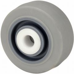 APPROVED VENDOR Caster Wheel: 3 in Wheel Dia., 1 1/4 in Wheel Wd, Rubber, 200 lb Load Rating, Gray (MPN XS0305108). Key specifications — Wheel Core Material: Polypropylene; Wheel/Tread Color: Gray; Brand: APPROVED VENDOR.