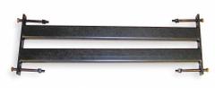 JARKE Center Brace: 72 in Overall Lg, 3 in x 11 in, 13 ga, Steel (MPN 25B2072). Key specifications — Compatible Grainger Part Number: 1CHX5; Material: Steel; Brand: JARKE.