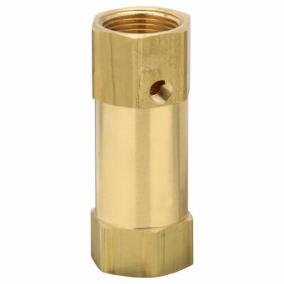 CONRADER Check Valve: In Line, Brass, 1 in (F)NPT, 1 in (F)NPT - Pneumatics