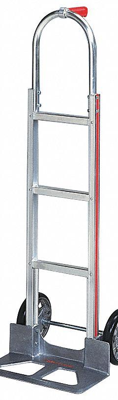 MAGLINER General Purpose Hand Truck: 500 lb, Single-Pin, Silver, Aluminum, Tread on Core (MPN HMK117UA1). Key specifications — Brand: MAGLINER.